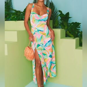 Show Me Your Mumu Mina Midi Dress - Tropicana